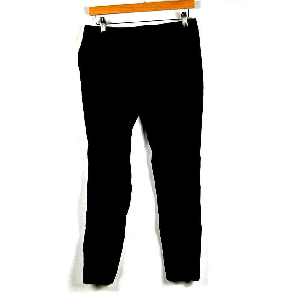 Ann Taylor Corduroy Jeans Womens 4Petite‎ Black Low Rise Straight Fit